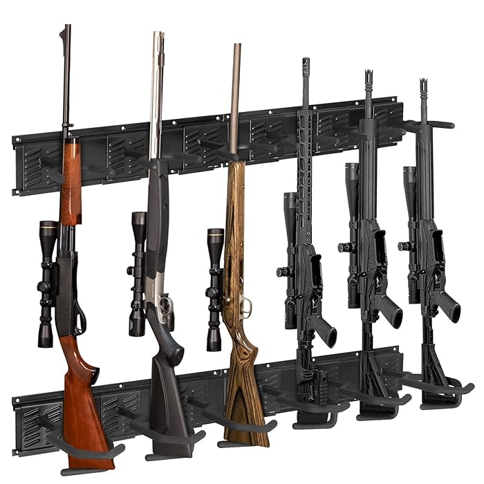 Buy ROBUST Indoor Gun Racks for Wall Adjustable Gun Rack Wall Mount