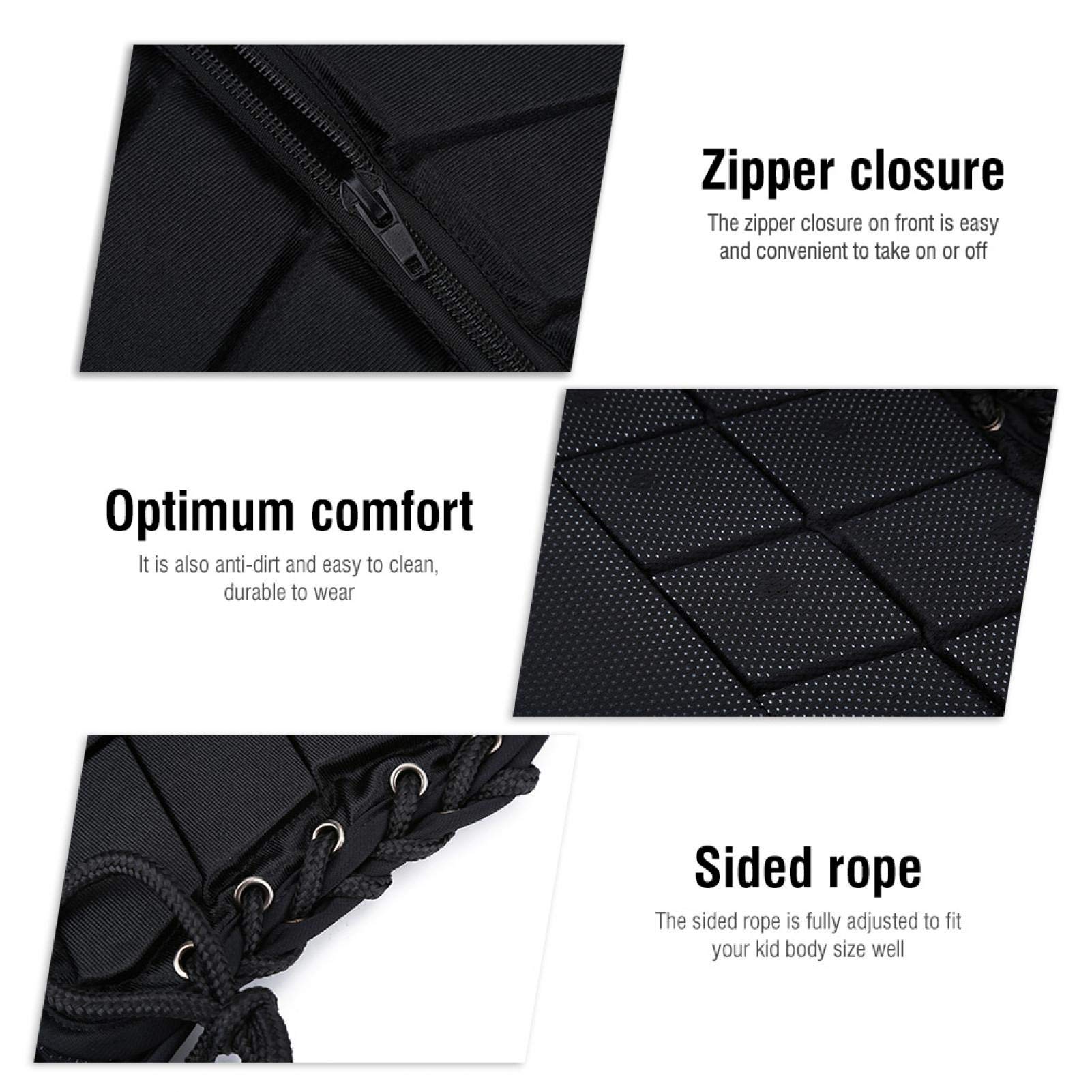 Desconocido Chaleco para Montar a Caballo, cómodo Chaleco Protector de Seguridad para Entrenamiento de equitación para niños, niñas, niños (CM)