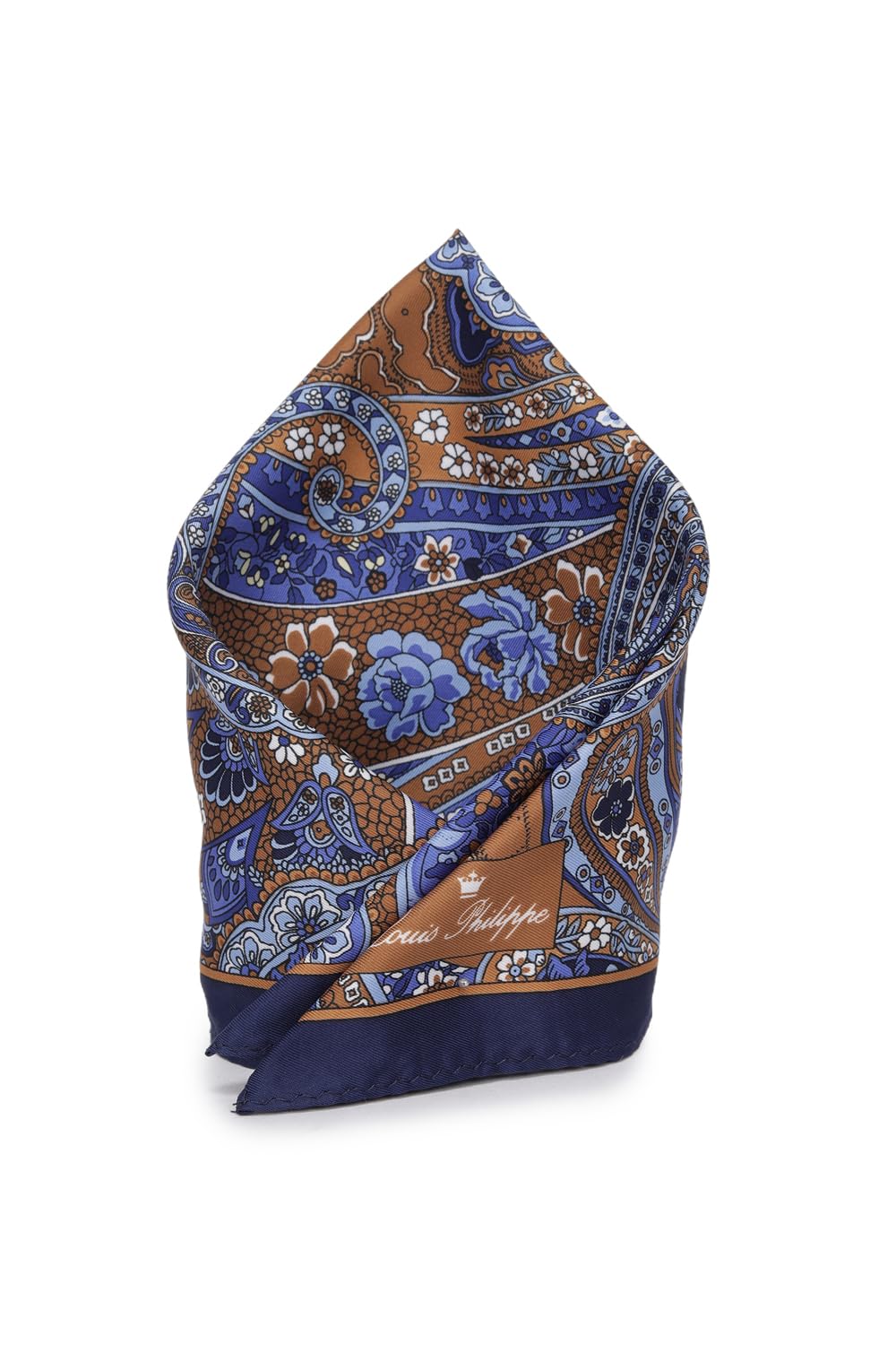 louis philippe Men Navy Print Party Pocket Square-picture-23
