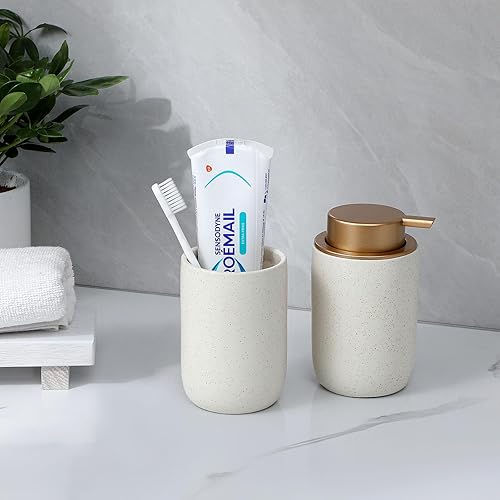 Miniatura 2 de Dispensador de jabón de manos para baño, botellas de cerámica con bomba de líquido, dispensador de platos recargable para cocina, granja,