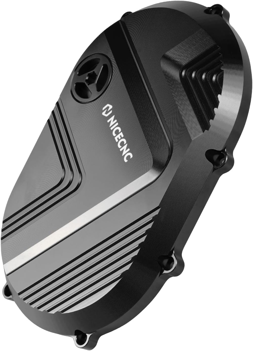 NICECNC Black Right Motor Cover Guard Compatible with Stark VARG MX/EX 2024-2025, CNC Precision Machining,Rugged T6061 Aluminum, Anodized&Thicker for Ultimate Protection,Off-Road Seekers Enthusiasts