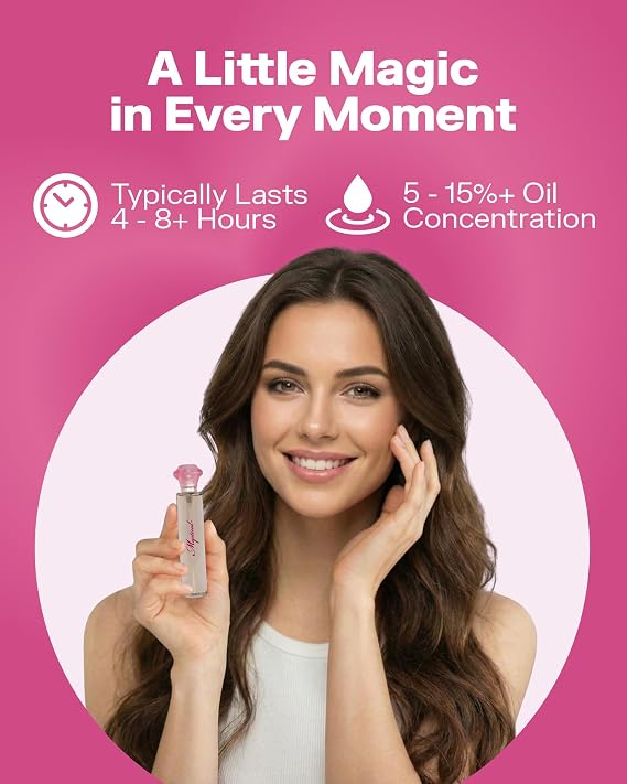 PB ParfumsBelcam Mystical Eau de Parfum Spray for Women Sweet Fruity Floral Perfume with Citrus, Jasmine, Muguet, Amber & Musk Playful Feminine Perfume, Affordable Everyday Fragrance, 1.7 Fl Oz