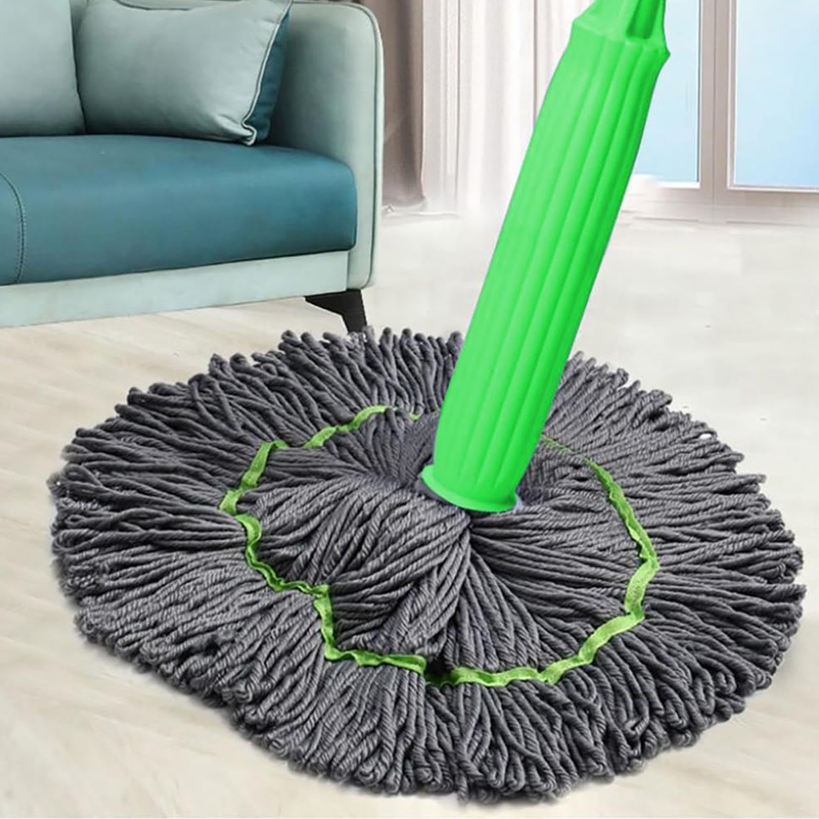 Recharge De Serpillière Réutilisable - 3 Pads Lavables Microfibres - Compatible Avec La Plupart Des Serpillières Plates - 4