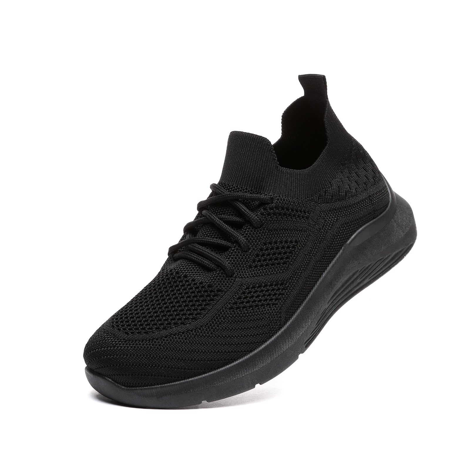 Bernal Sneakers for Women Casual Mesh Breathable Lace Up Walking Shoes Lightweight Non Slip Tennis Gym Workout Shopping Shoes