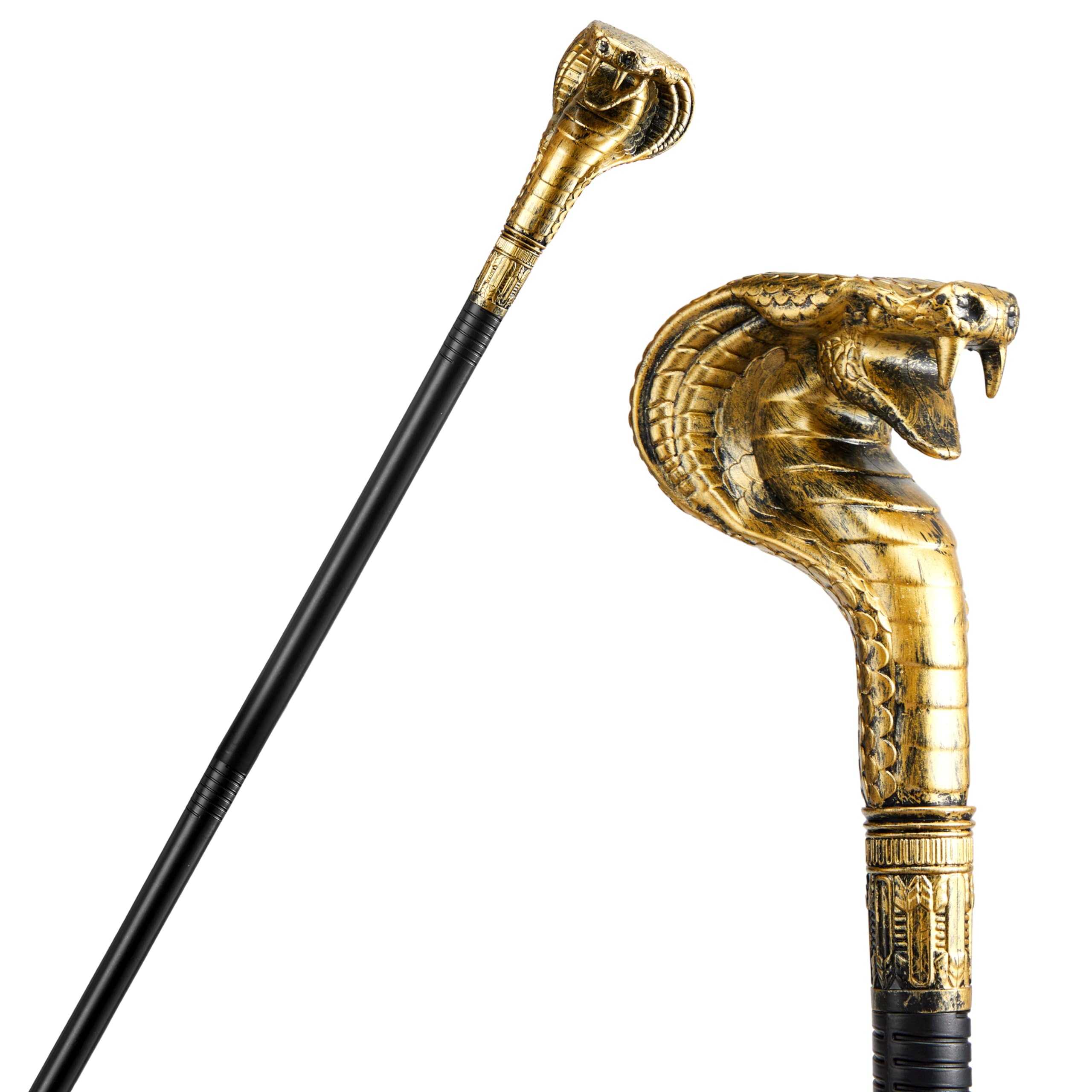 Spooktacular Creations Mystical Pharaoh Accessory Ancient Egyptian Style Staff for Halloween Trick-or-Treating, Themed Party, Halloween Dress-up Parties, and Pretend Play Costume