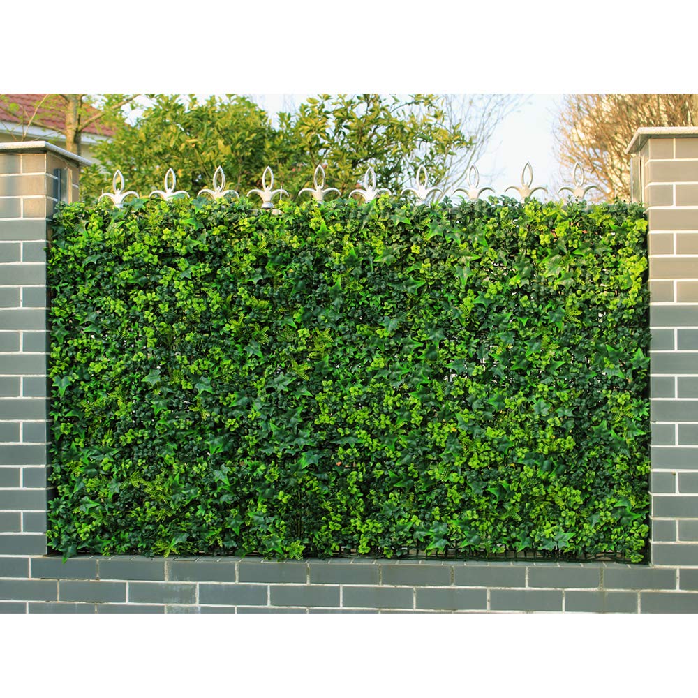 Amazon｜ULAND フェイクグリーン 人工観葉植物 マット 壁掛け 50x50cm