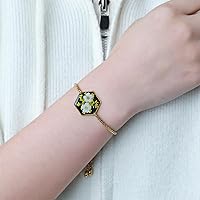 Vista 34 de Forget-Me-Not Pressed Wildflower Bracelet Pressed Flower Bracelet Gold/Silver Pressed Flower Jewelry Personalized Handmade Jewelry Gift For