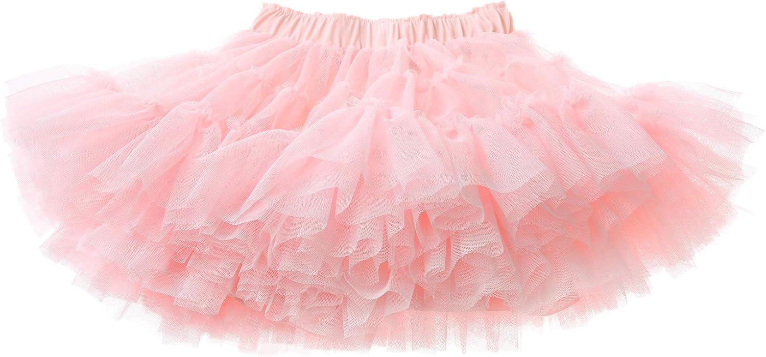 Baby Tutu Skirt Toddler Little Girls'Ballet Dance Tulle Skirt 1-10T - Image 2