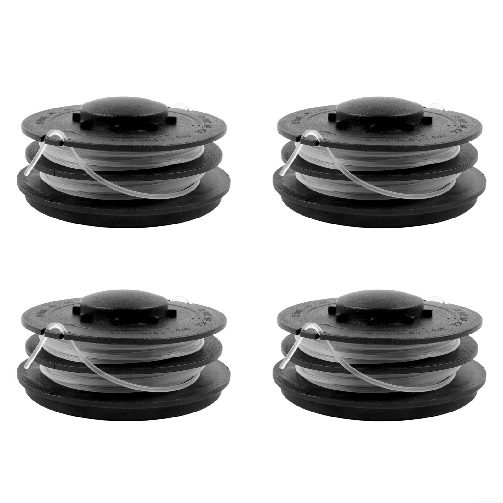 6 Bobinas Para Cortacésped Con Tapas De 3 Bobinas 14443120 Para Karcher