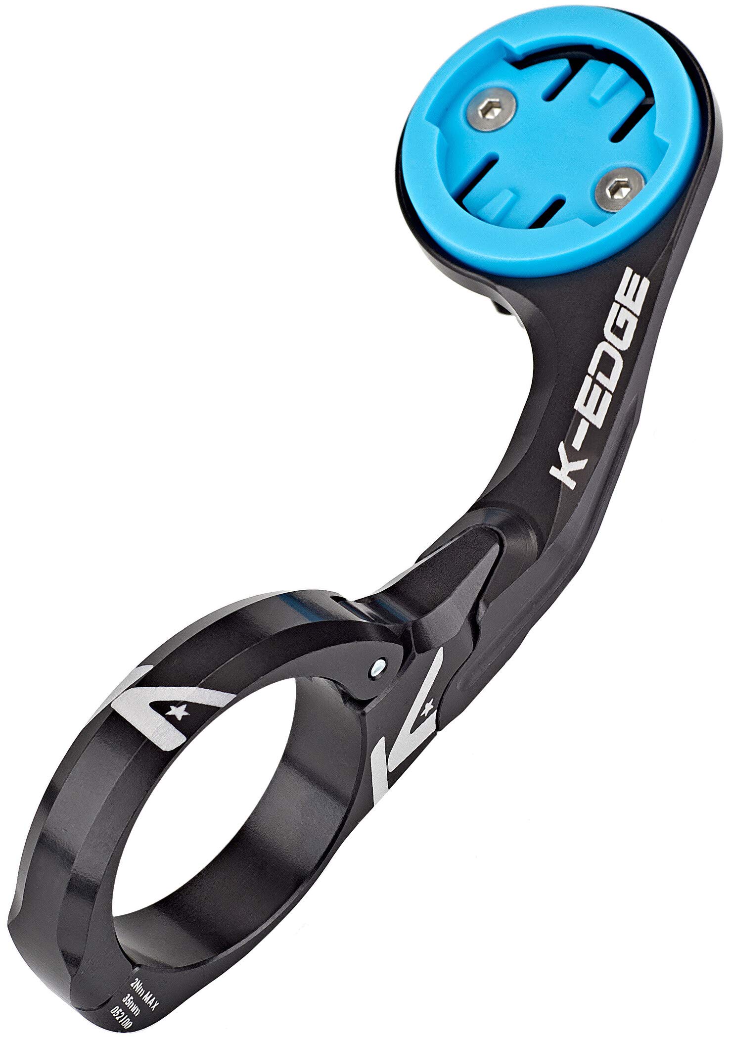 K-EDGE Unisex – Adult's K13-1605C Wahoo ELEMNT MountCombo Mounts, Black anodize, Standard Size