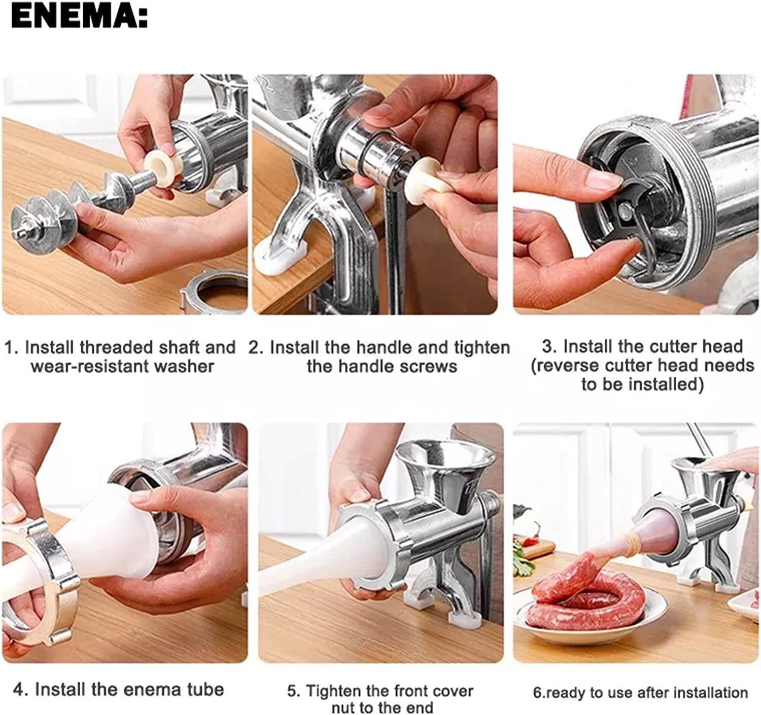 Amazon.co.jp: 手動式ミンサー ミンチ機 肉ひき機 肉ひき/野菜ひき