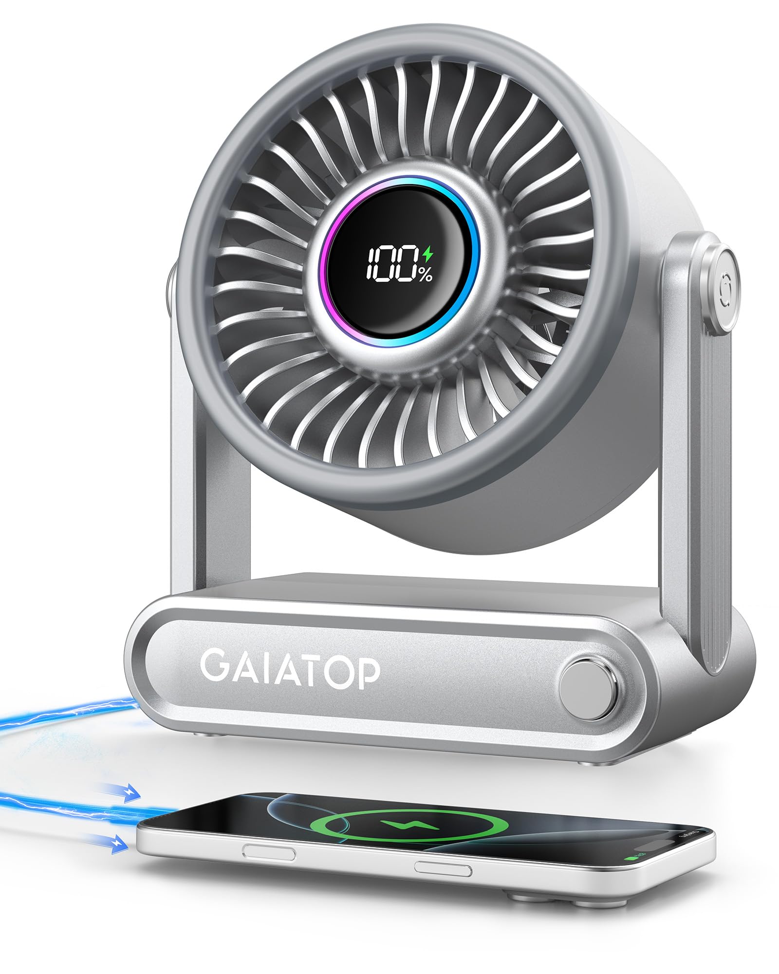 Gaiatop Portable Quiet Desk Fan
