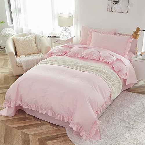 Miniatura 4 de Brandream Juego de funda de edredón para niños, tamaño individualindividual XL, 100% algodón orgánico, 2 piezas, juego de funda de edredón para