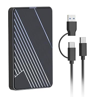 500G External Hard Drive,USB 3.0 and USB-C Storage Expansion Mobile HDD - Amazon product rated Grade B