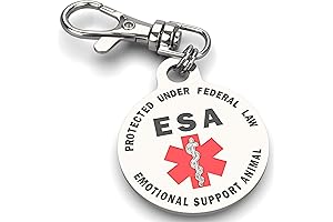 Double-Sided Emotional Support Animal ESA Tag