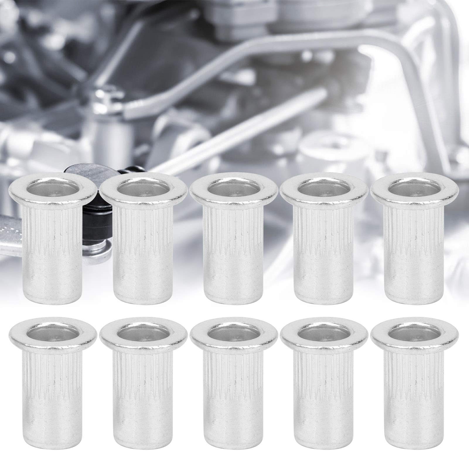 Dadi Per Rivetti Ciechi In Alluminio - Kit Da 100 Pezzi M5, Per Fissaggi In Metallurgia E Fai-Da-Te - Foto 11