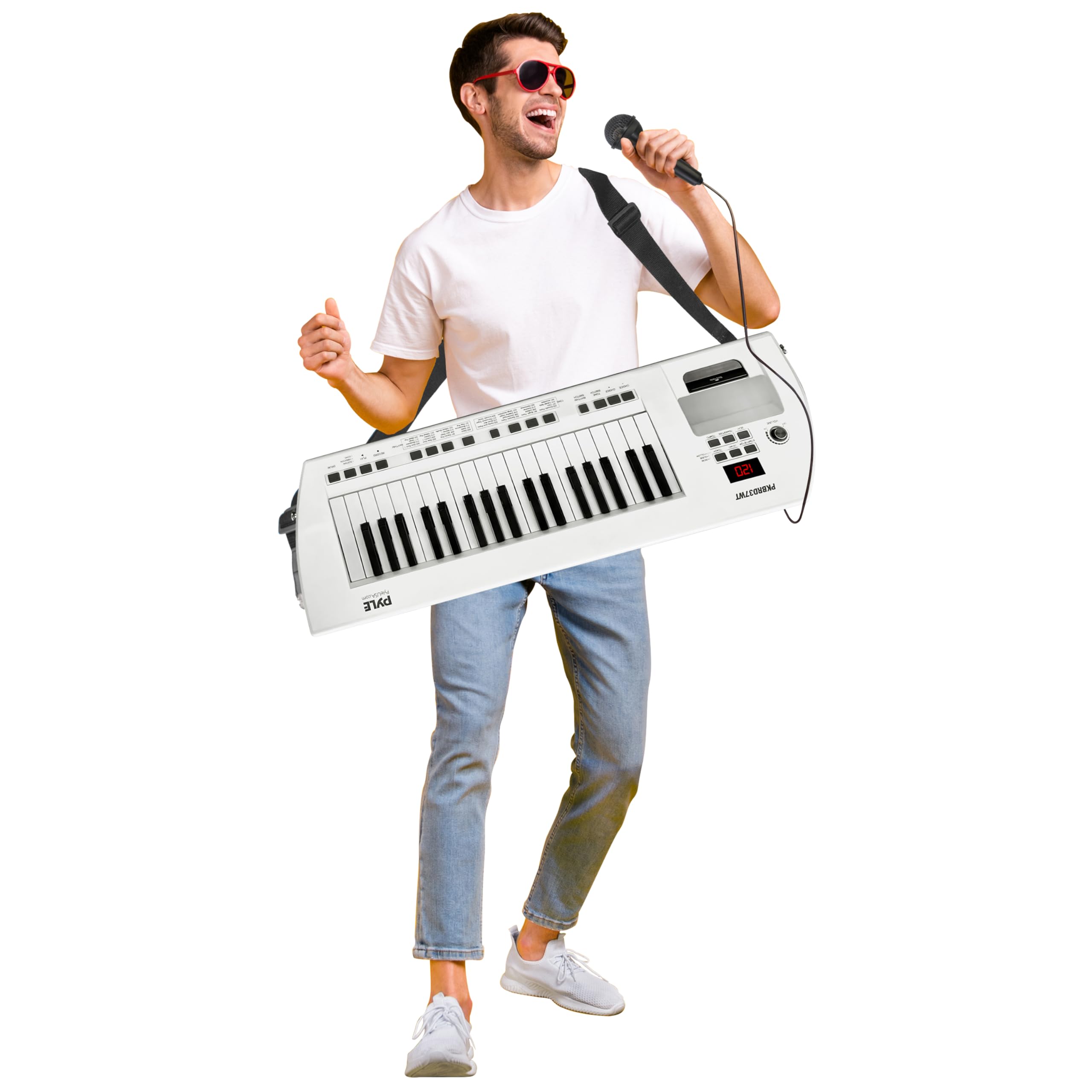 Amazon.com: Pyle, Portable Digital Electronic Keyboard Piano 37