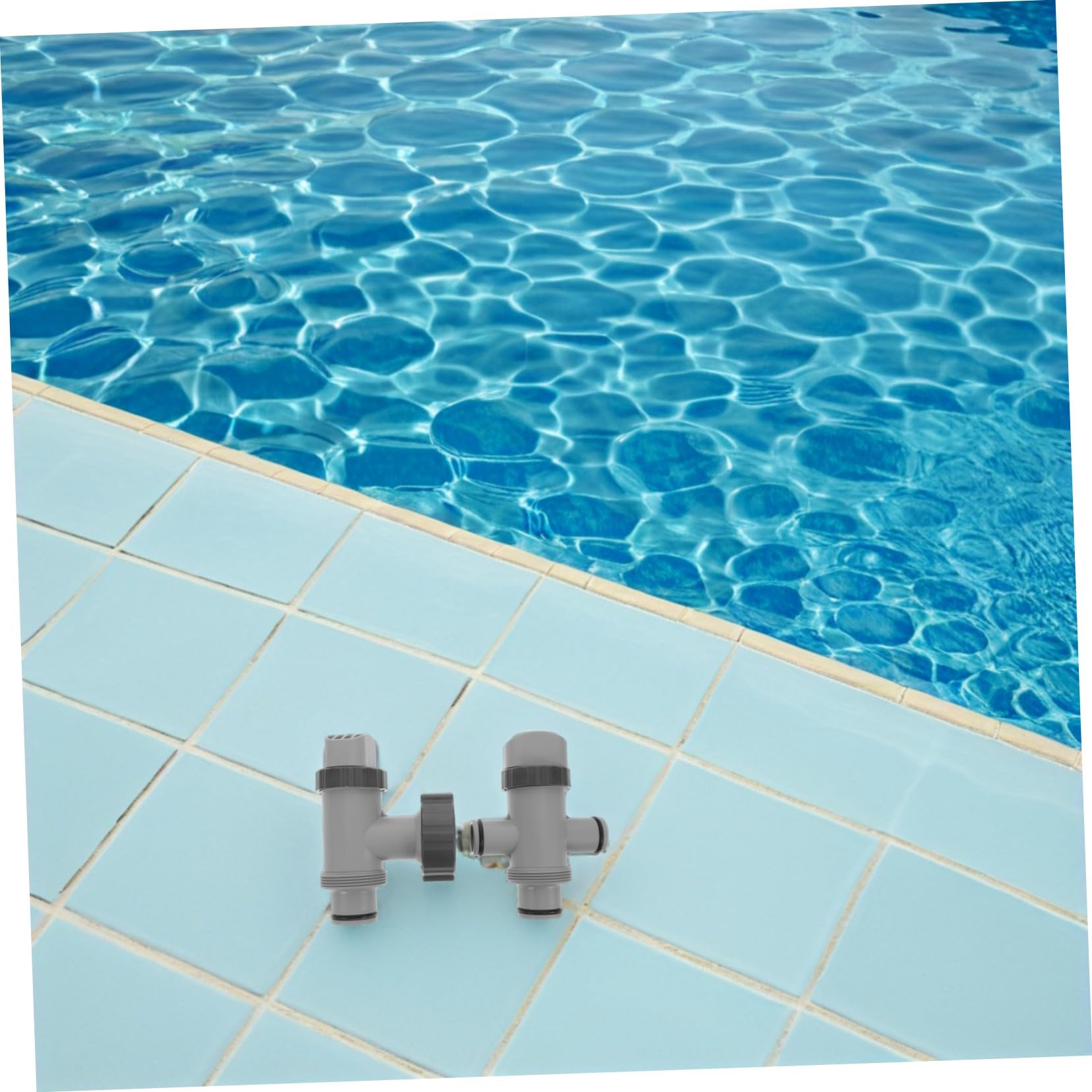 BESTonZON Válvula De Émbolo para Piscinas Válvula De Émbolo para Manguera De Piscina Piezas Y