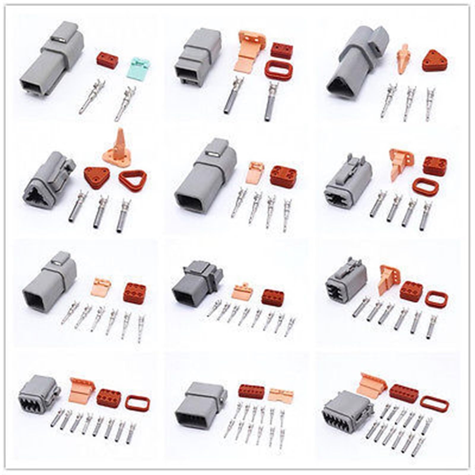 Conector DT04 para reparación de cableado en faros de coche y motos camperizadas