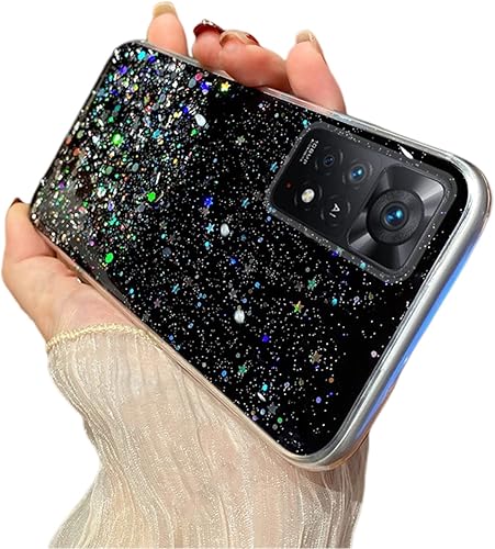 GHMONKEY Funda de teléfono de TPU suave y brillante para Xiaomi RedMi Note 11, 10, 9 S Pro Max 4G 5G, delgada y ligera, cubierta trasera lisa con