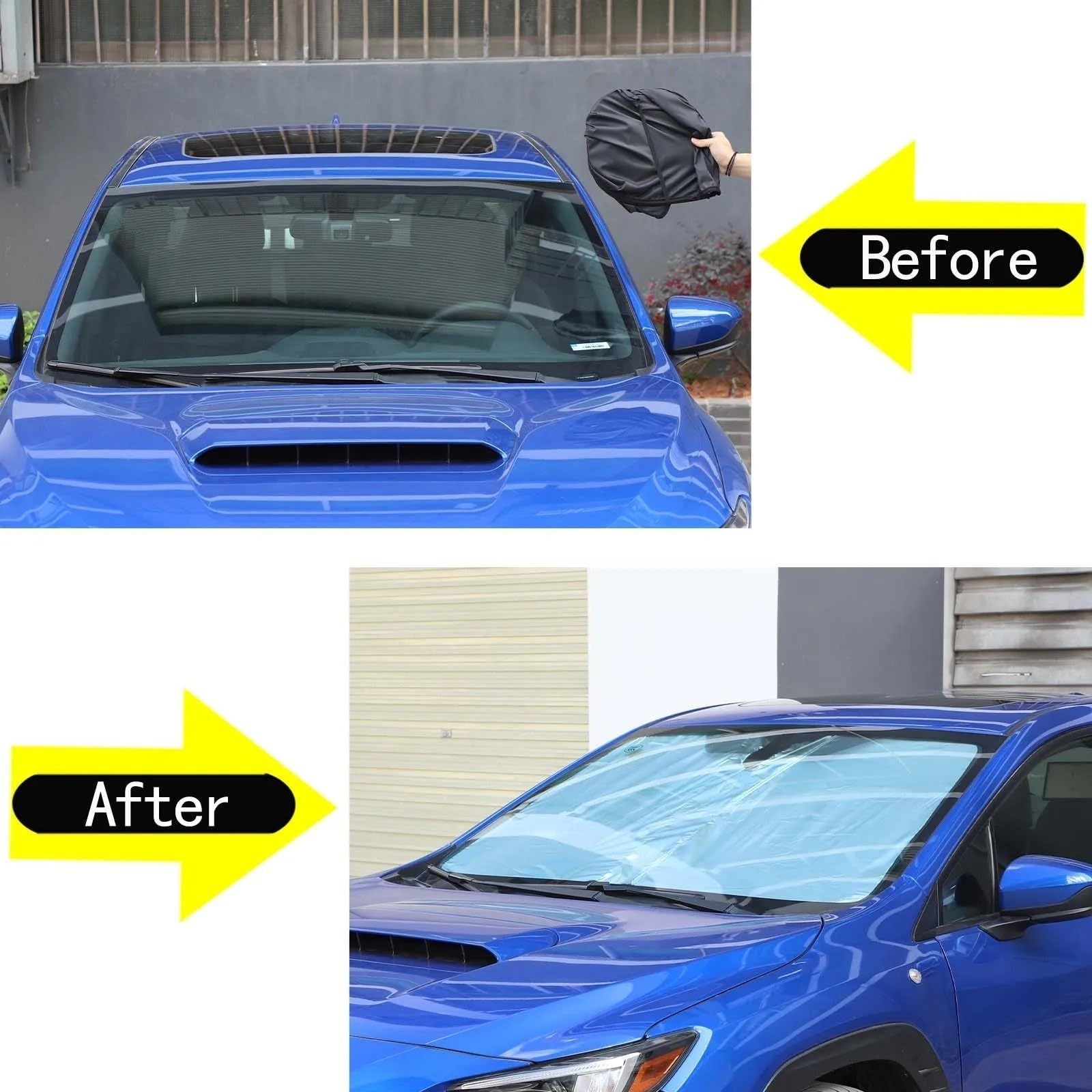 Visiera Parasole Per Auto Per Subaru Per WRX 2022 2023 2024 2025 Parabrezza Auto Pieghevole Parasole Per Finestrino Anteriore Protezione UV