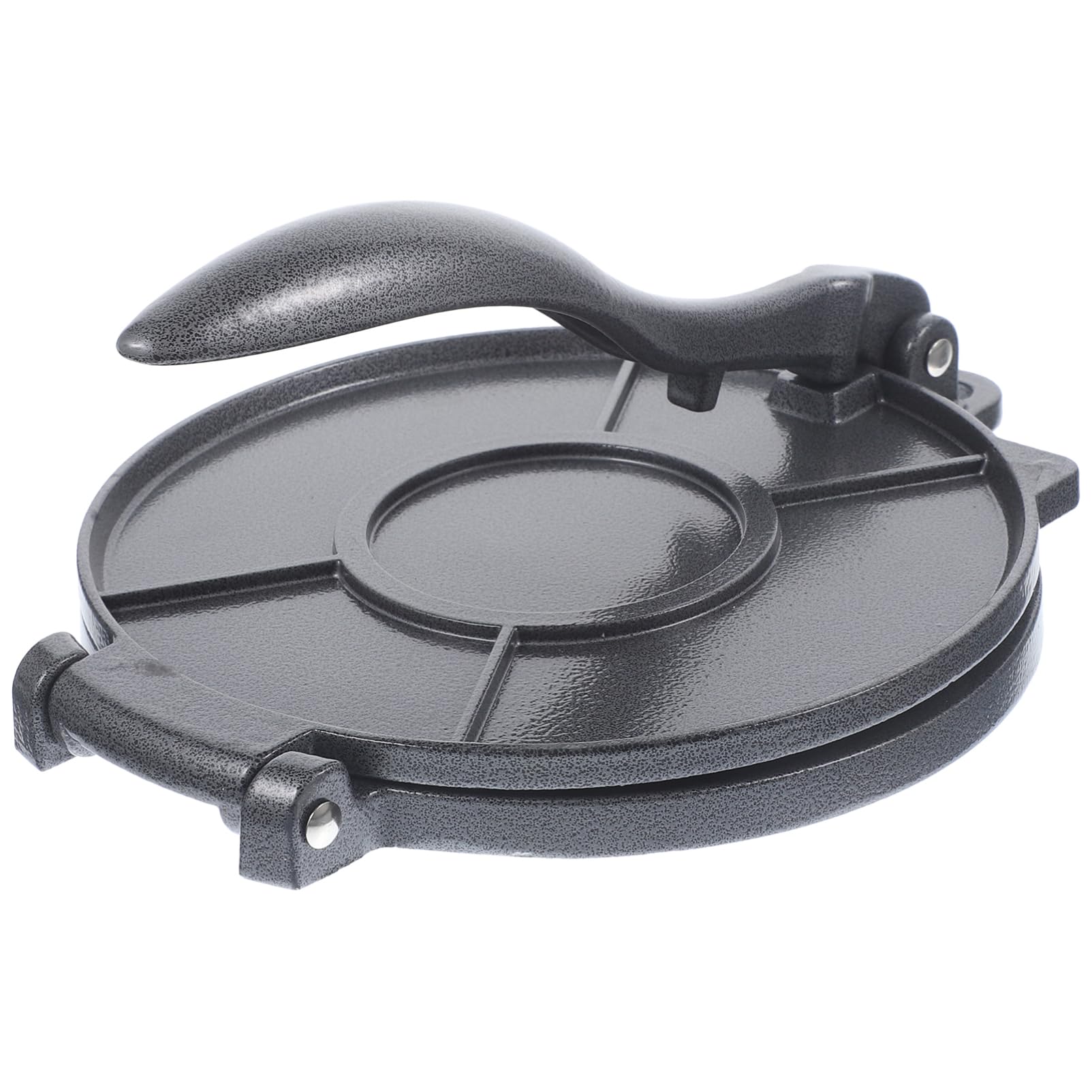 KESYOO Tortilla Press Folding Aluminum Tortilla Maker Roti Pie Press Kitchen Tool Grey 10.41X7.86X1.97in