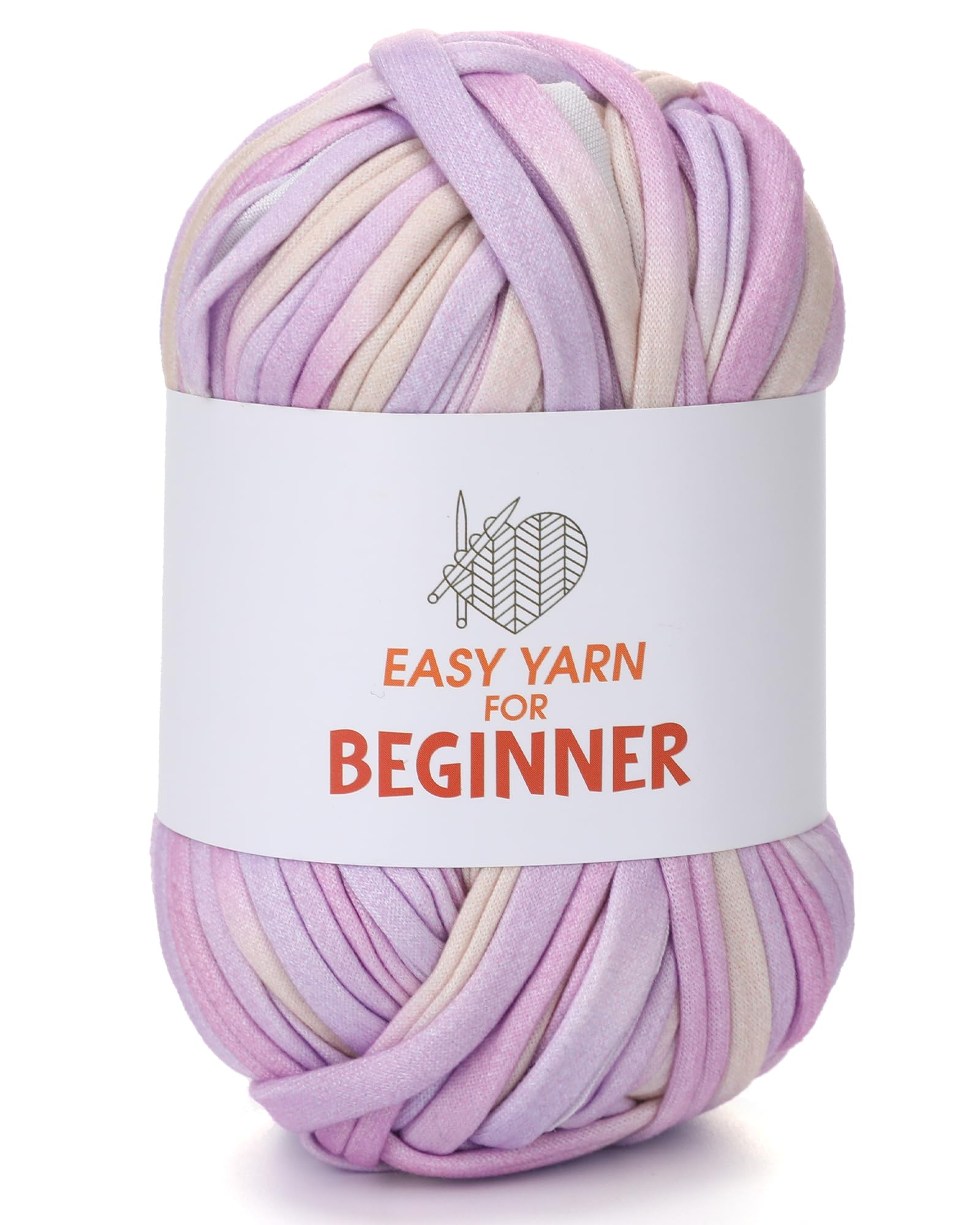 T-Shirt Yarn for Croheting Knitting - 1 PC Chunky Thick Yarn for Bags Blanket Cushions Slippers Storage Baskets Projects, Fabric Yarn 100g (3.5oz), DIY Handmade Knitting Gift