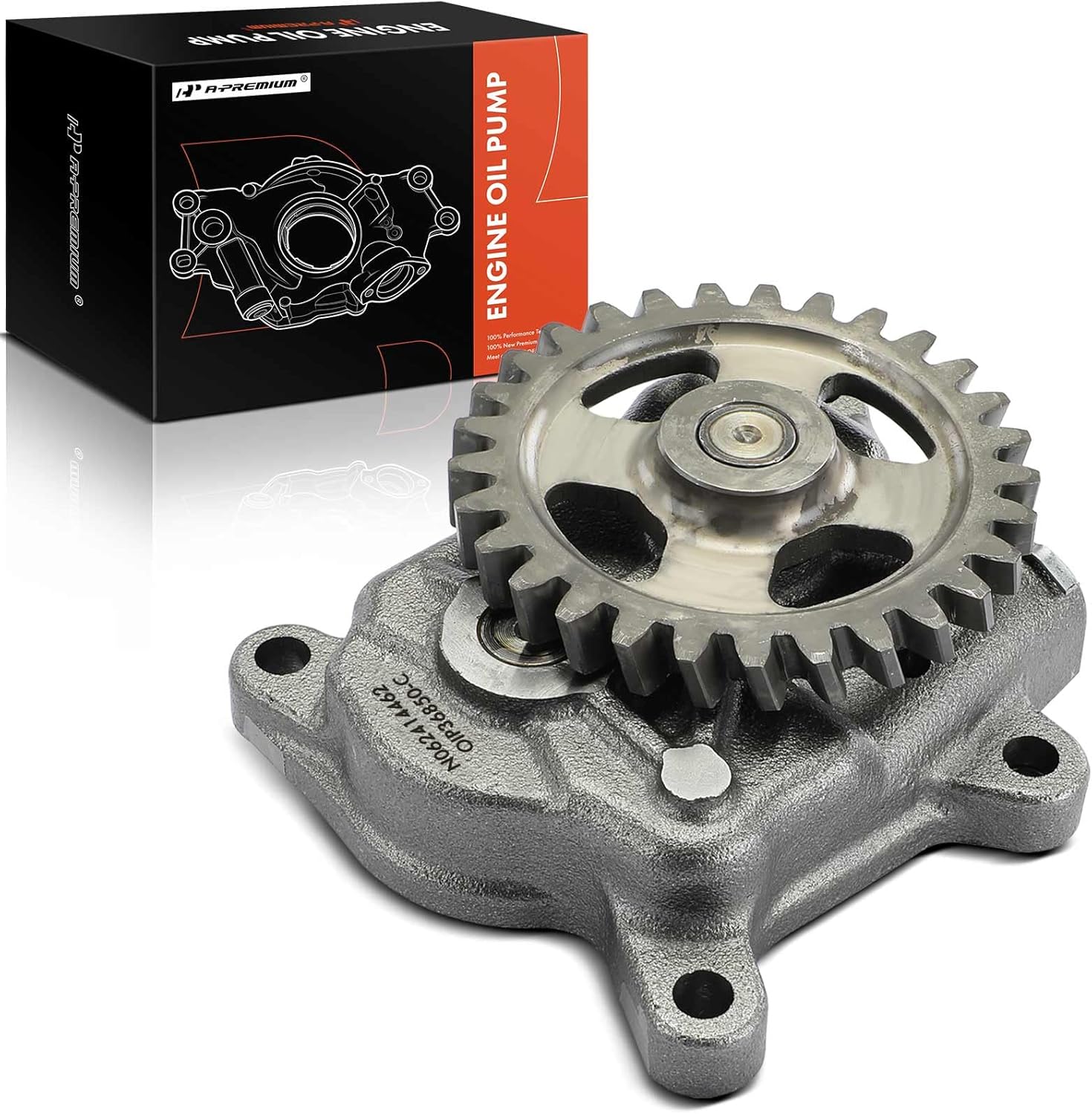 A-Premium Engine Oil Pump for 3.0L 3.9L 4.8L 5.2L 5.7L 6.0L - Compatible with Isuzu NPR 1986-2018, NPR-HD 1999-2022, NPR-XD 2015-2019, NQR 1994-2022, NRR 1988-1994/2005-2022, Replace# 1096236850