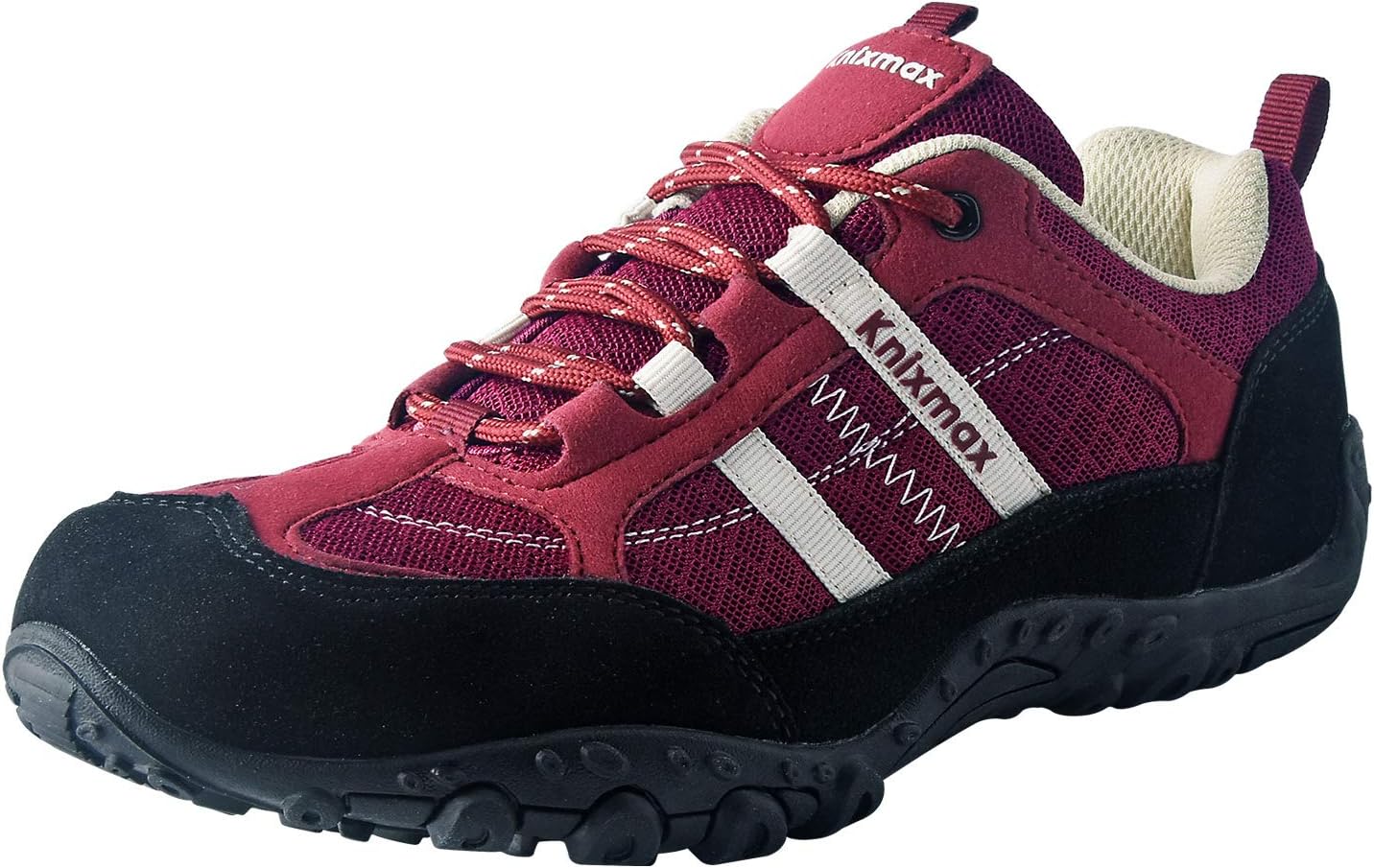 Knixmax Women's Men's Lightweight Walking Shoes Trainers Hiking Trekking Approach Shoes Low Rise Outdoor Boots