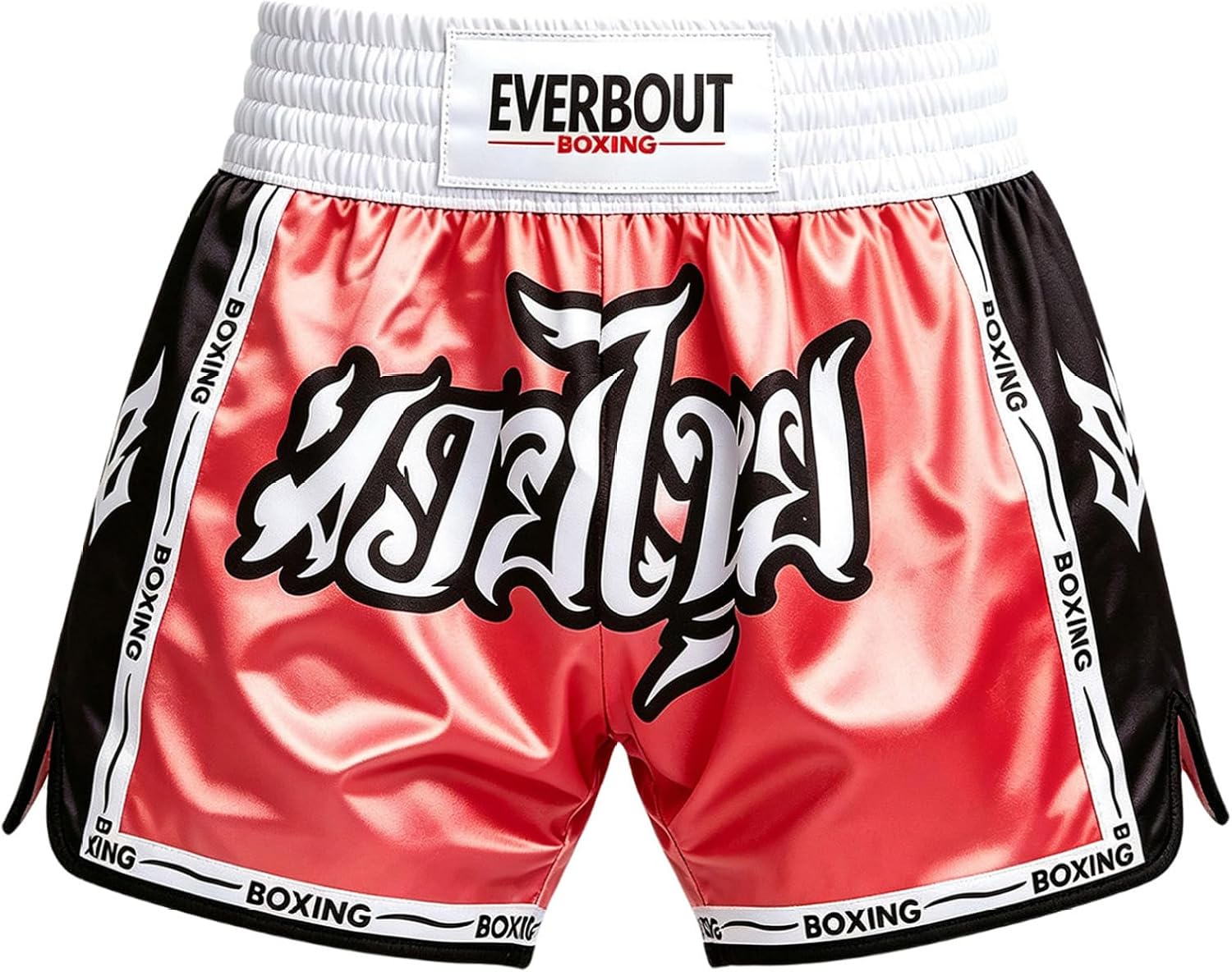 Boys Muay Thai Shorts Elastic Waist Grappling Shorts