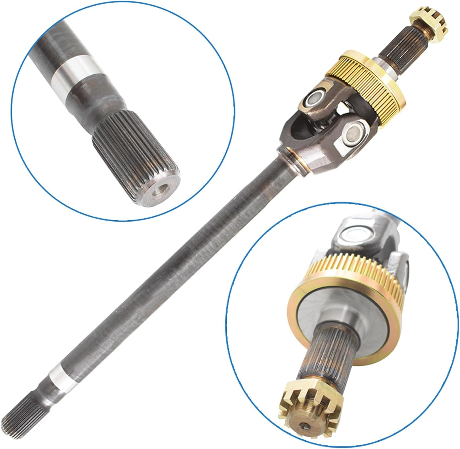 Front Driver Side Axle Shaft Assembly Replacement for R-a-m 1500 1994-2001