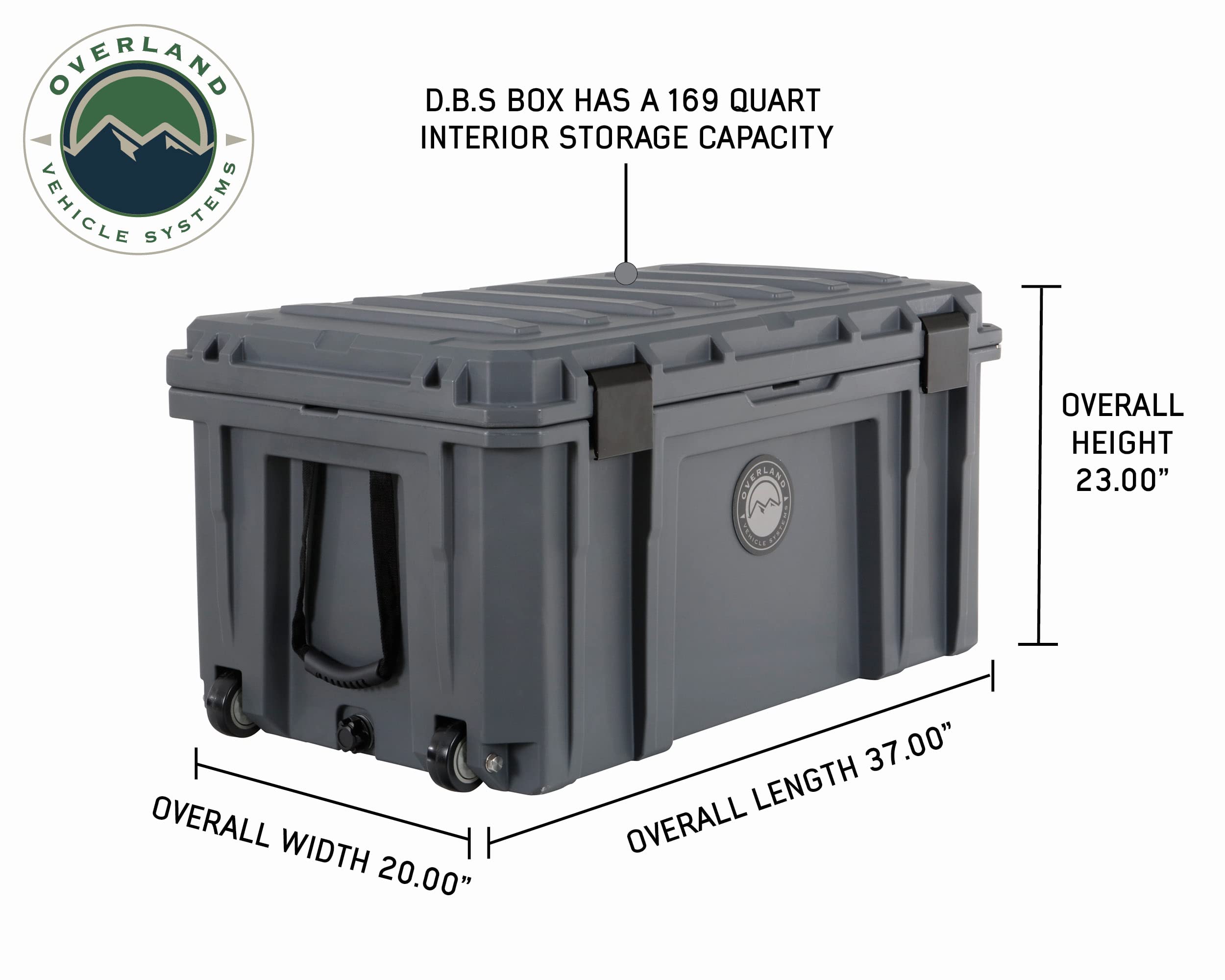Amazon.com: Overland Vehicle Systems 40100031 Dark Gray 169 QT Dry