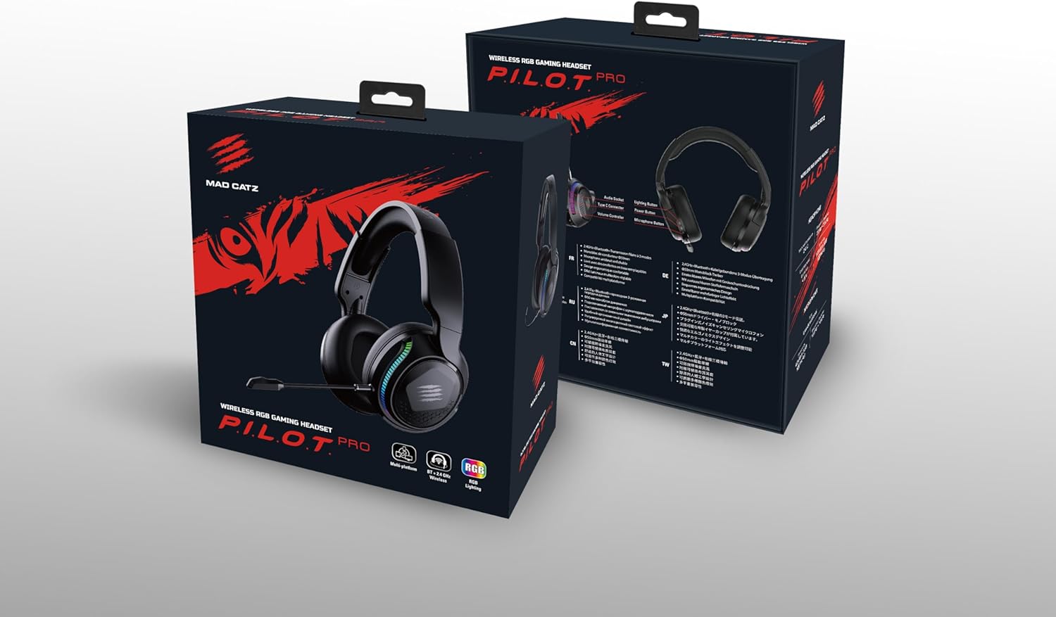 Mad Catz P.I.L.O.T. PRO Dual Wireless RGB Headset