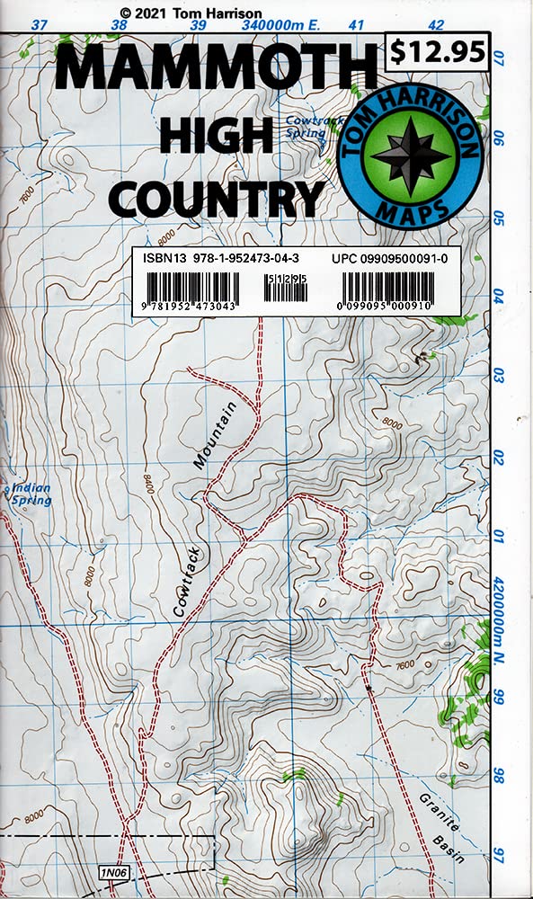 Mammoth High Country Map