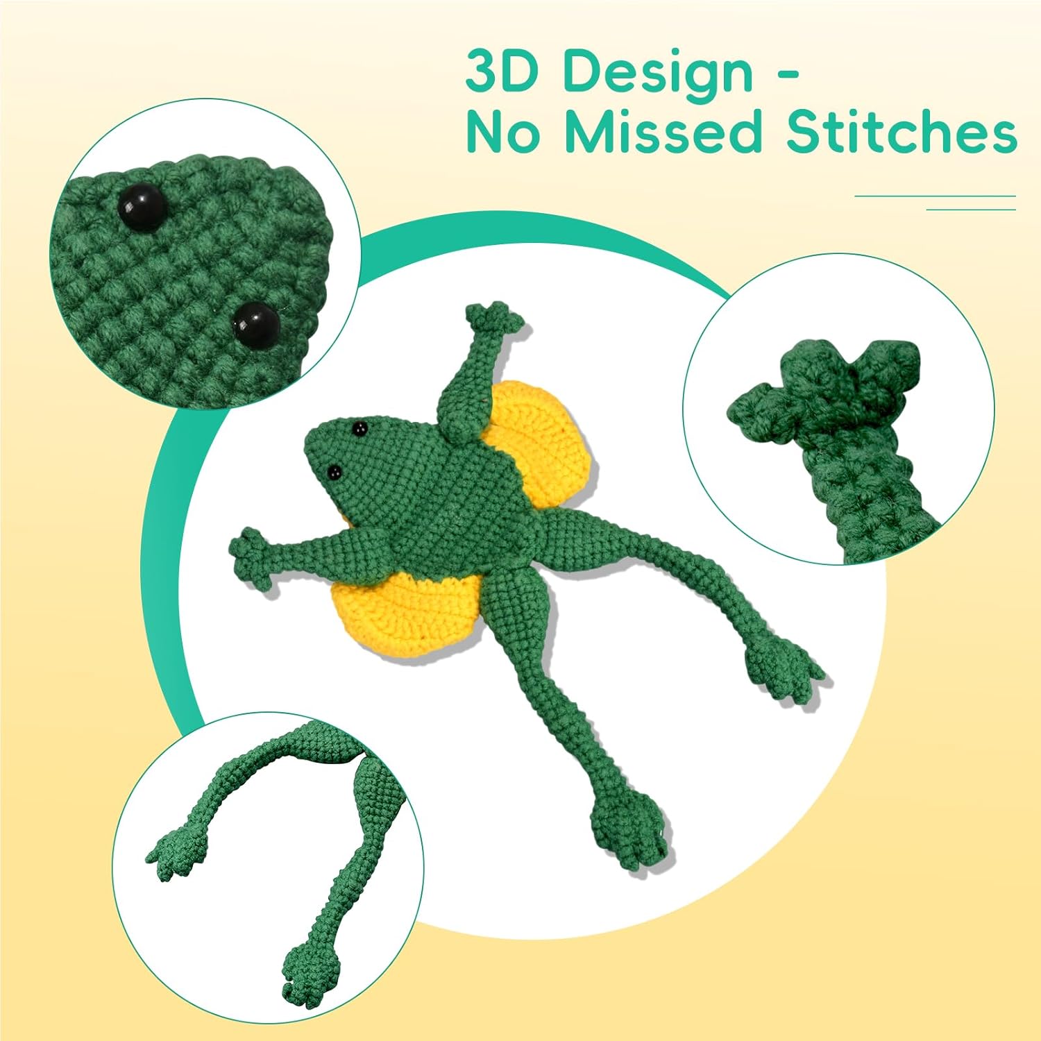 Hand Crocheted Interactive Anatomy Frog – Cute Educational Crochet Frog with Organs, Unique Handmade Gift for Science Lovers & Curious
