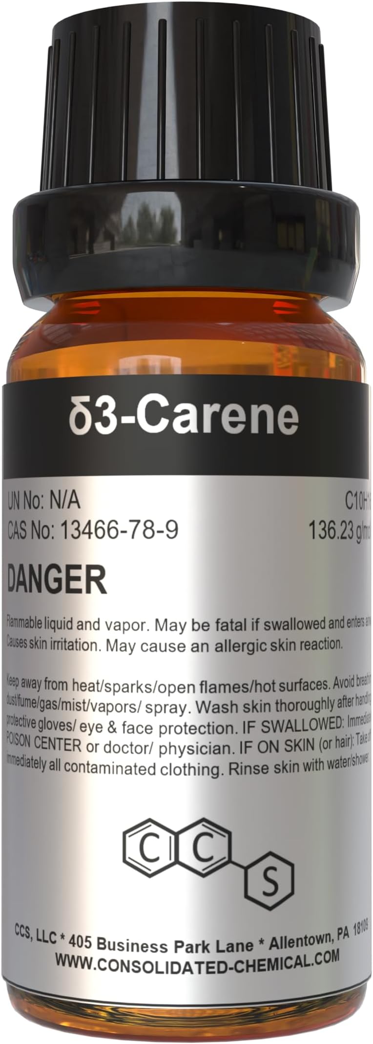 Carene-3 Delta High Purity Aroma Compound 30ml (1 fl oz)