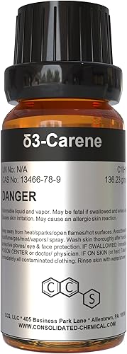 CCS LLC Carene-3 Delta - Compuesto aromático de alta pureza, 1.0 fl oz (1 fl oz)