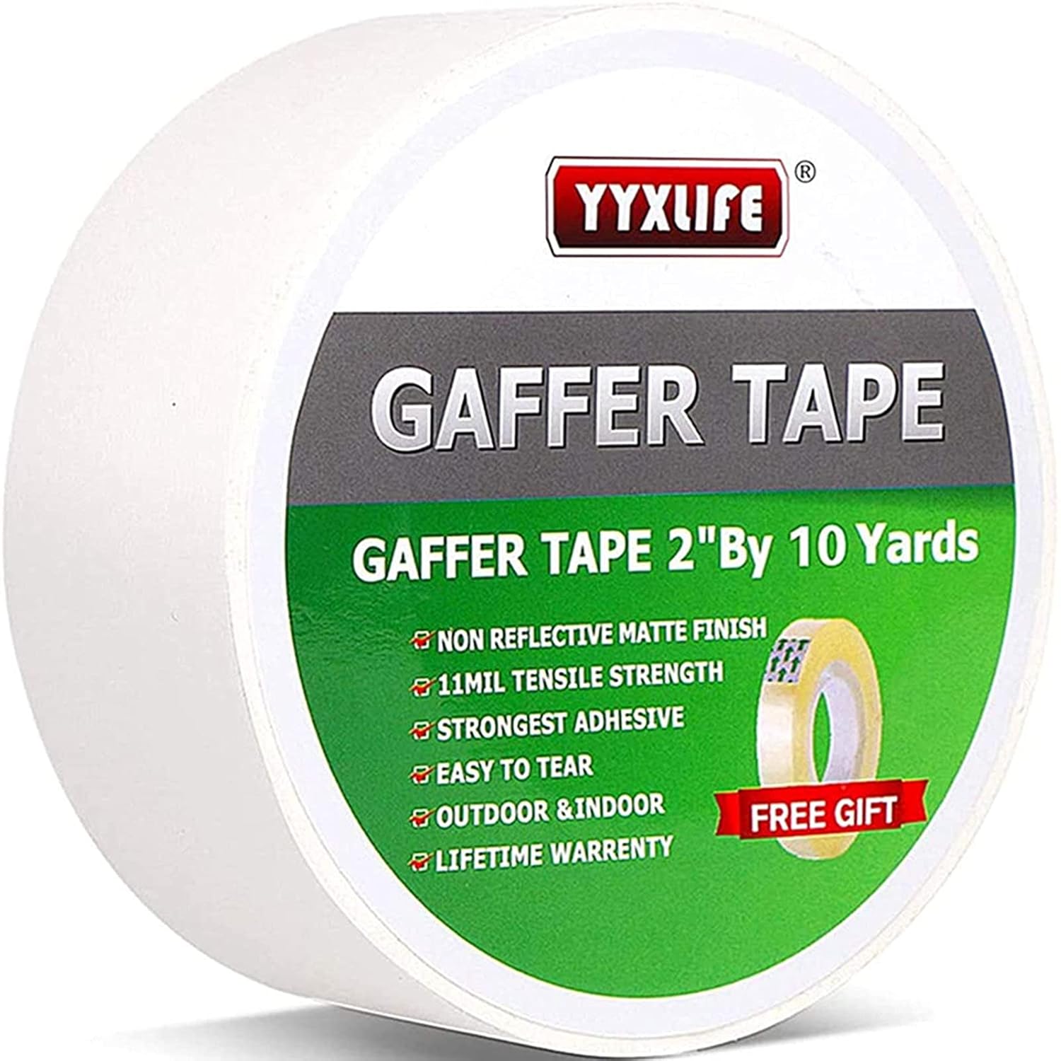 Premium Grade Gaffer Tape, NonReflective Matte Gaff Main Stage Tape