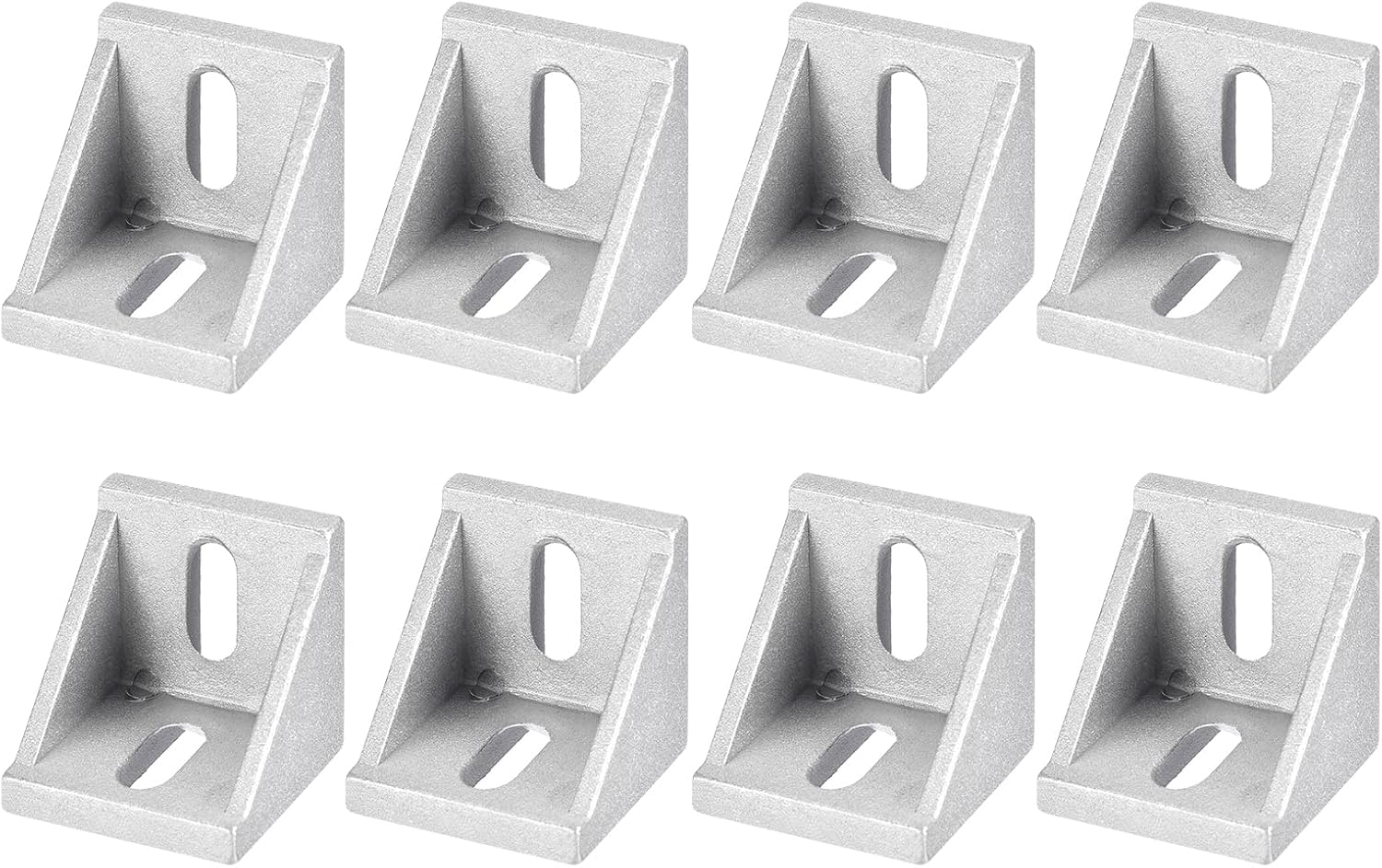 uxcell 4Pcs Inside Corner Bracket Gusset, 42x42x41mm 4545