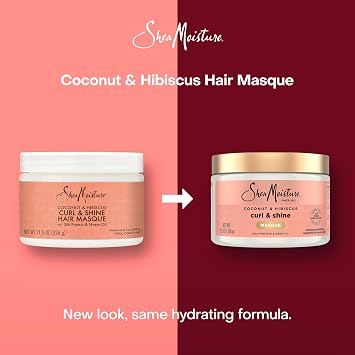 Shea Moisture Coconut & Hibiscus Hair Mask for Curly Hair 11.5oz