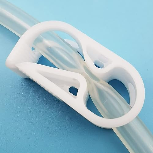 Miniatura 4 de 50 abrazaderas de tubo de plástico ajustables de 0.394-0.630in0.393-0.63 pulgadas, 8 grados de control de flujo, abrazaderas de manguera de válvula