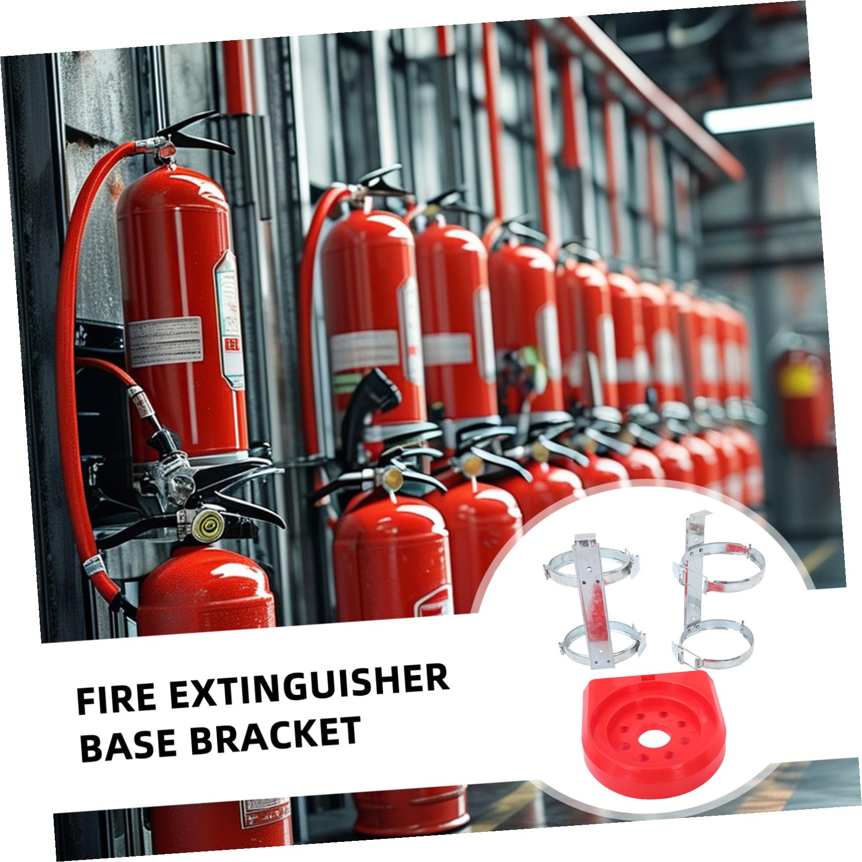 ABOOFAN 3 Soportes Para Extintores De Incendios Soportes De Pared Para Extintores Kit De Montaje De Hierro