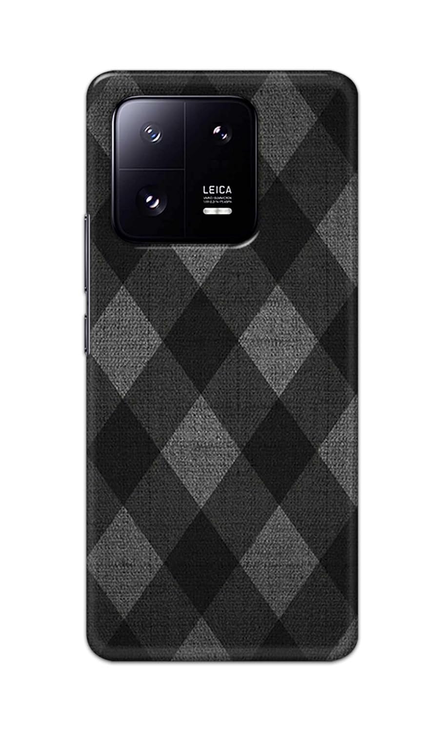 Printed Hard Back Case Cover for Xiaomi 13 Pro Back Cover (Black Abstract Rhombus) -170325(FE) Printed Hard Back Case Cover for Xiaomi 13 Pro Back Cover (Black Abstract Rhombus) -170325(FE)