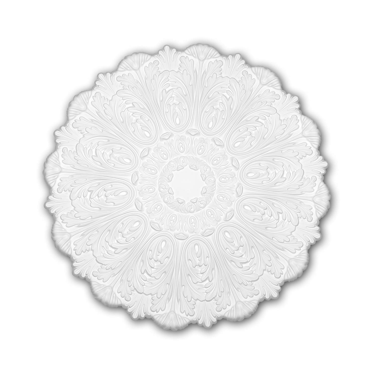 Rosetón de poliuretano Profhome 156055 Ø 75,2 cm elemento ornamental pretratado