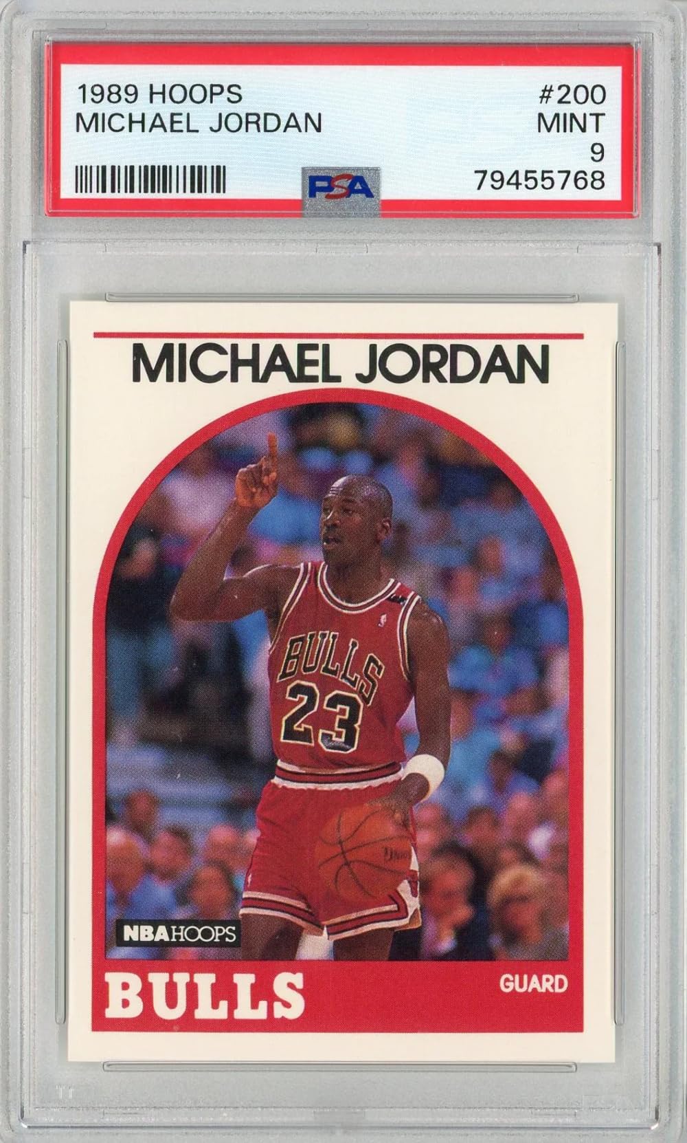 Amazon.com: Graded 1989 Hoops Michael Jordan #200 Basketball Card 