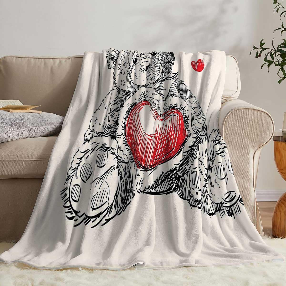 Amazon.com: Doodle Cute Soft Blankets Personalized Cobijas para El