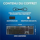 Logitech G G915 X LIGHTSPEED Clavier gaming sans fil ultra-plat - 9