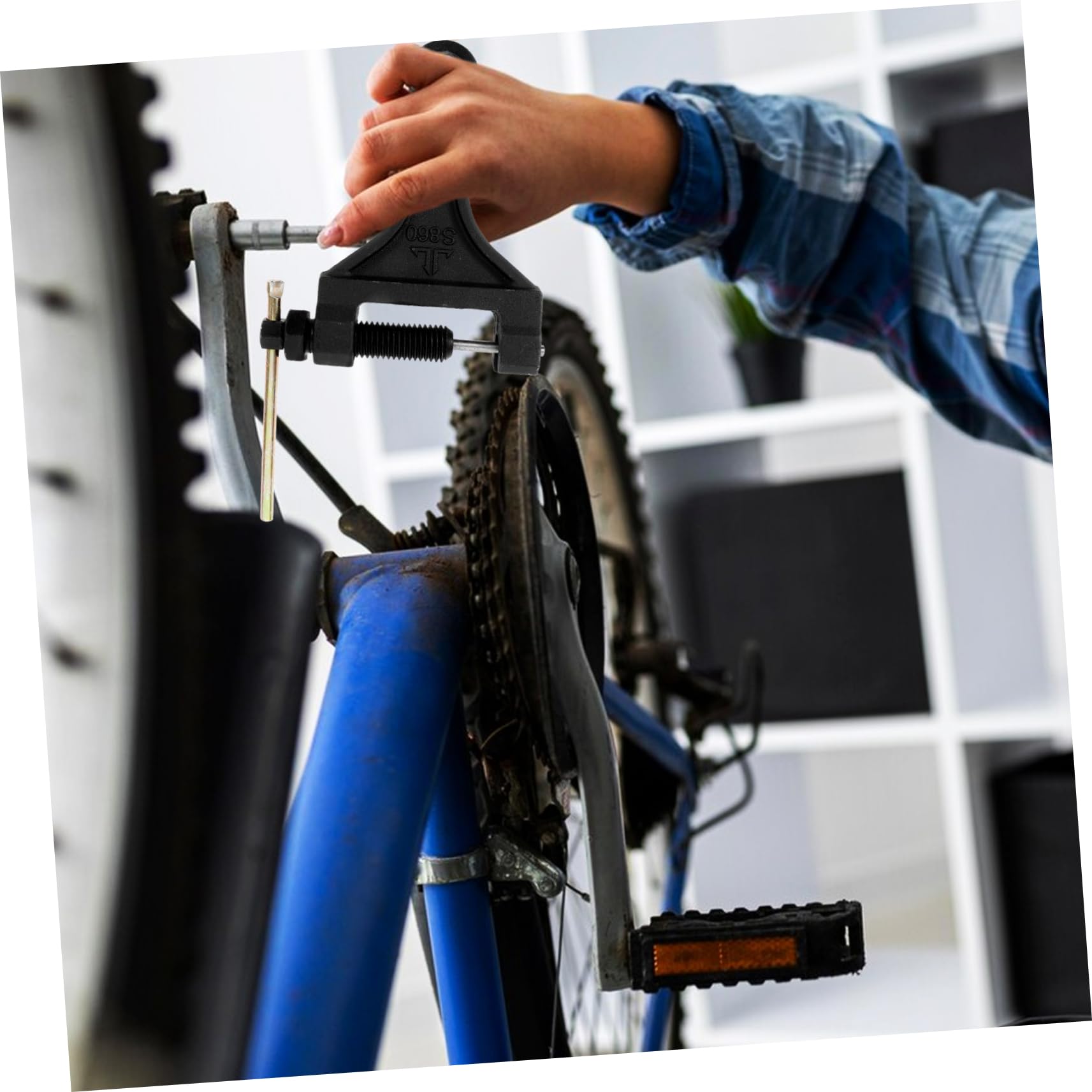 Rompe Cadenas De Motocicleta y Bicicleta Herramienta De Reparación De Eslabones Divisor De Cadena Robusto y Duradero Para Mantenimiento De Triciclos y Bicicletas