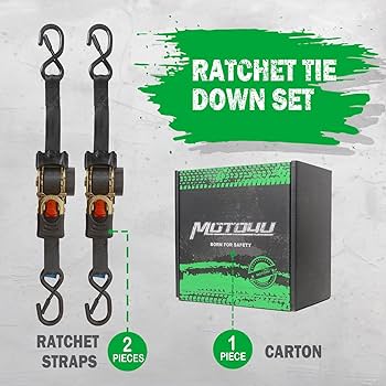 4 X Sangle D'Arrimage Tendeur à Cliquet Sangle à Cliquet Sangles Pour Transport Moto Camion Sangle Arrimage Courroies De Tension Pour Camping-car 6m X 25mm 800 DaN En Une Partie