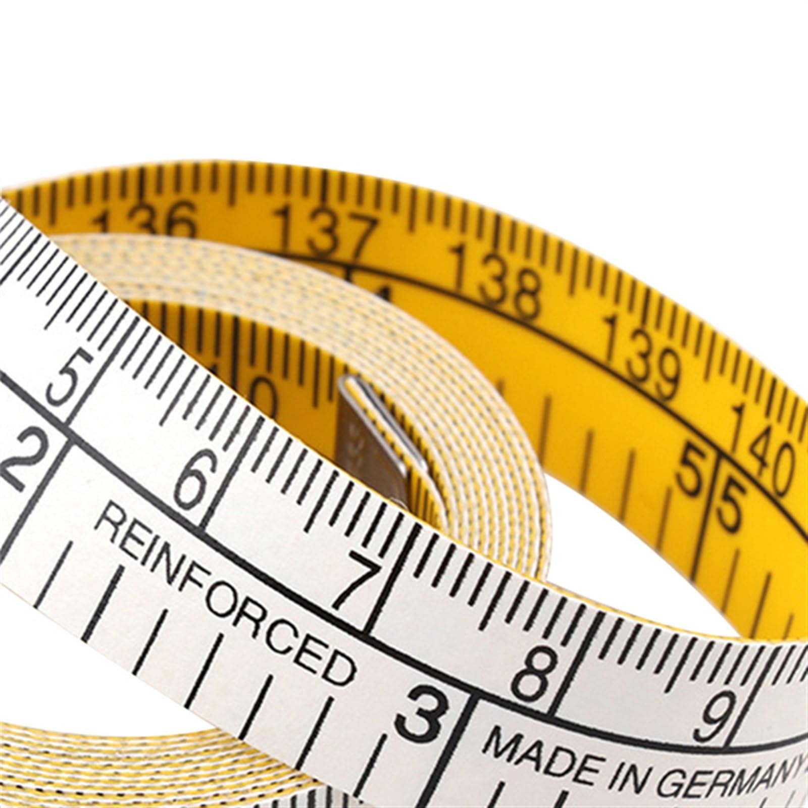 Cinta métrica de Costura Cinta de Acero de Alta precisión Regla de Doble Escala de 1,5 m, Regla Suave, Regla Flexible, medición de Regla de Tela para Costura y sastrería Corporal
